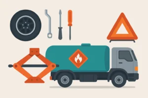 Herramientas del Vehículo y Señalización del Vehículo